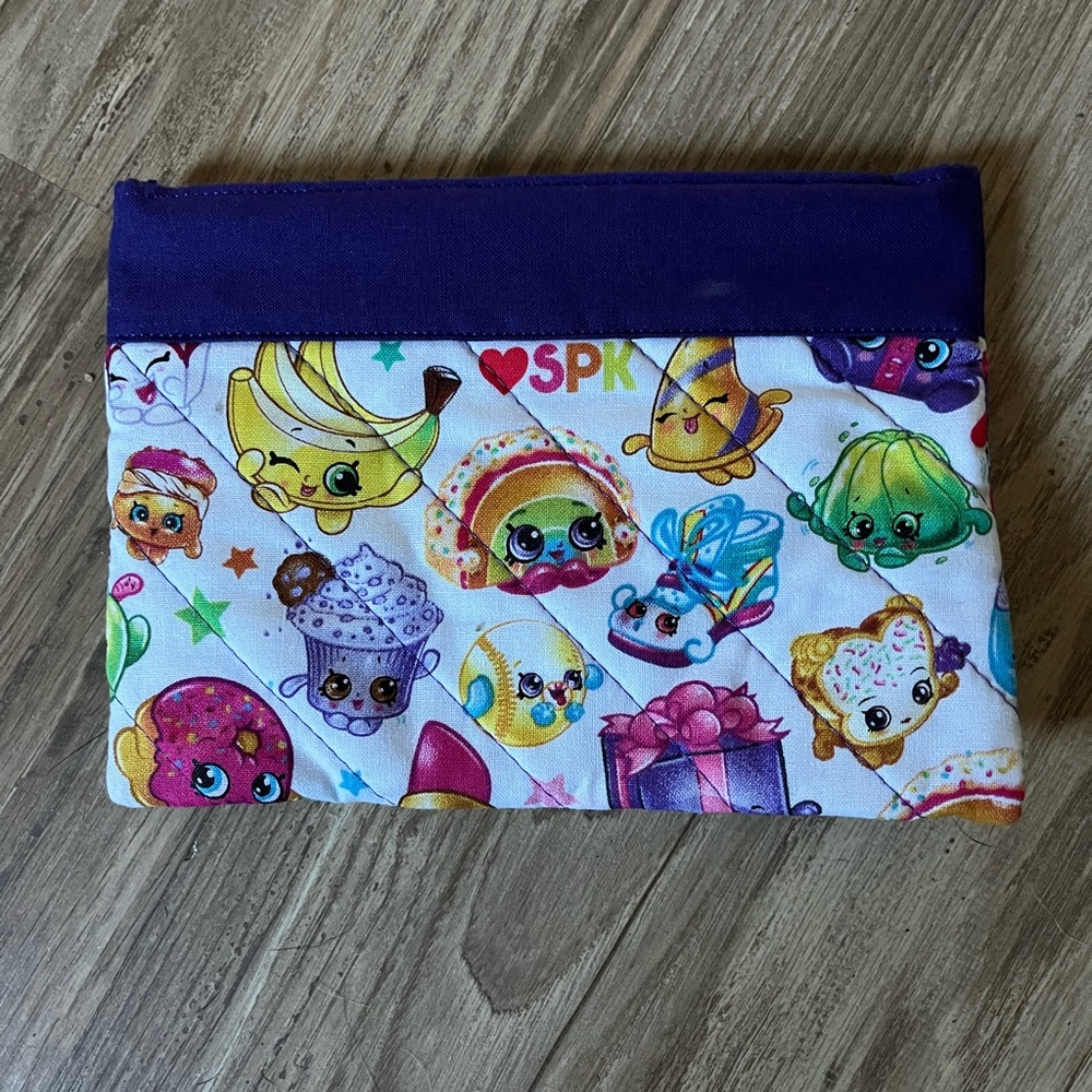 Homemade Shopkins snap bracelet closure mini bag